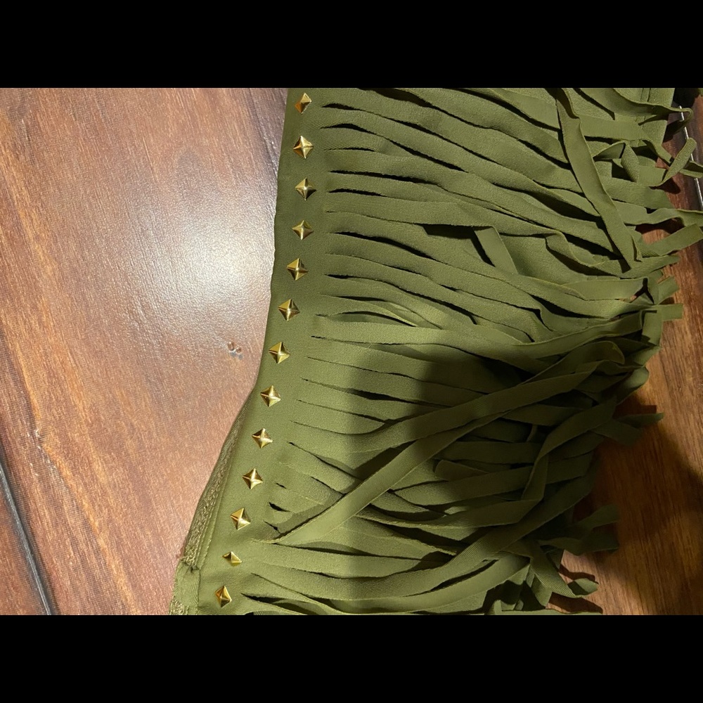 Strapless Fringe Top - Picture 2 of 2